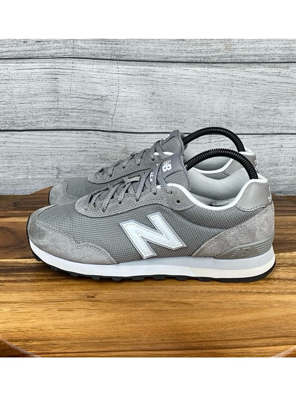New Balance 515 V3 Classic Gray Retro Lifestyle Sneaker WL515GR3 Womens Size 8.5